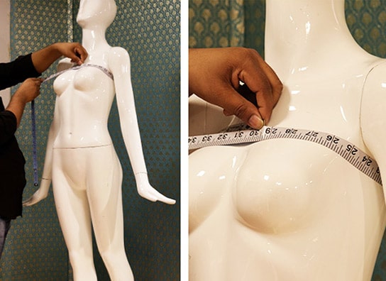 Pawan & Pranav  Women Size Measurement